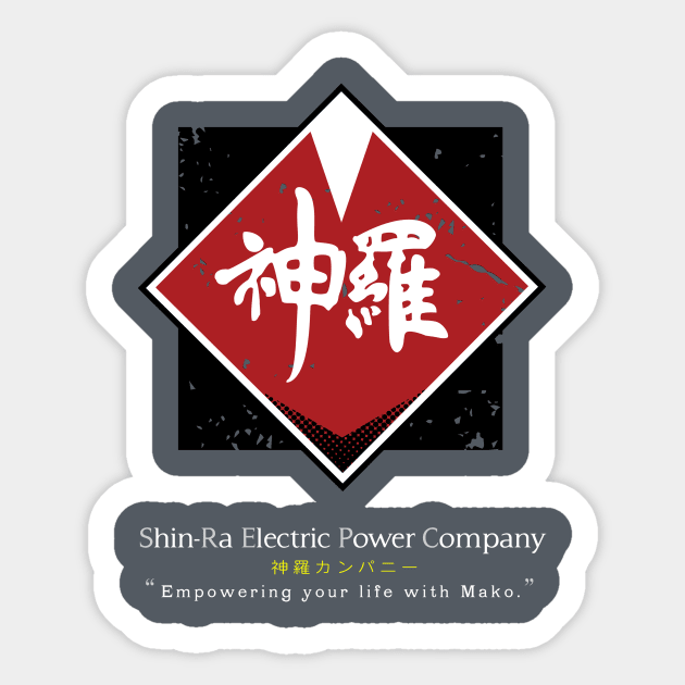 Shinra Electric Company Sticker by Ruwah